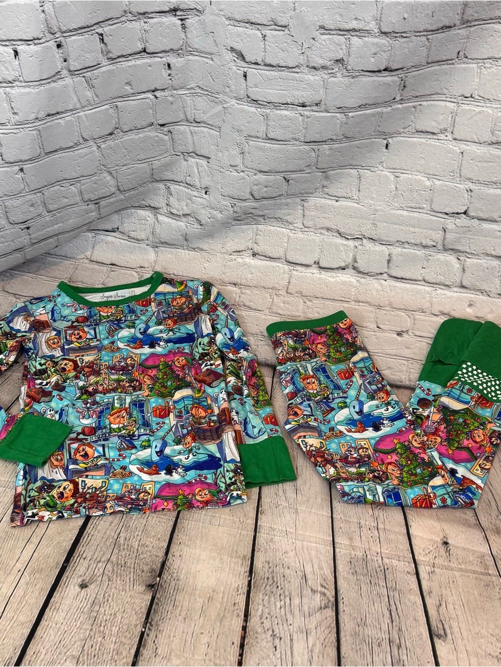 Sugar Swan Elf on the Shelf Bamboo Pajama Set